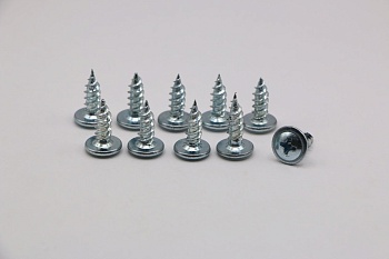 Саморез с прессшайбой 4,2х13 мм острый оцинкованный 200 шт